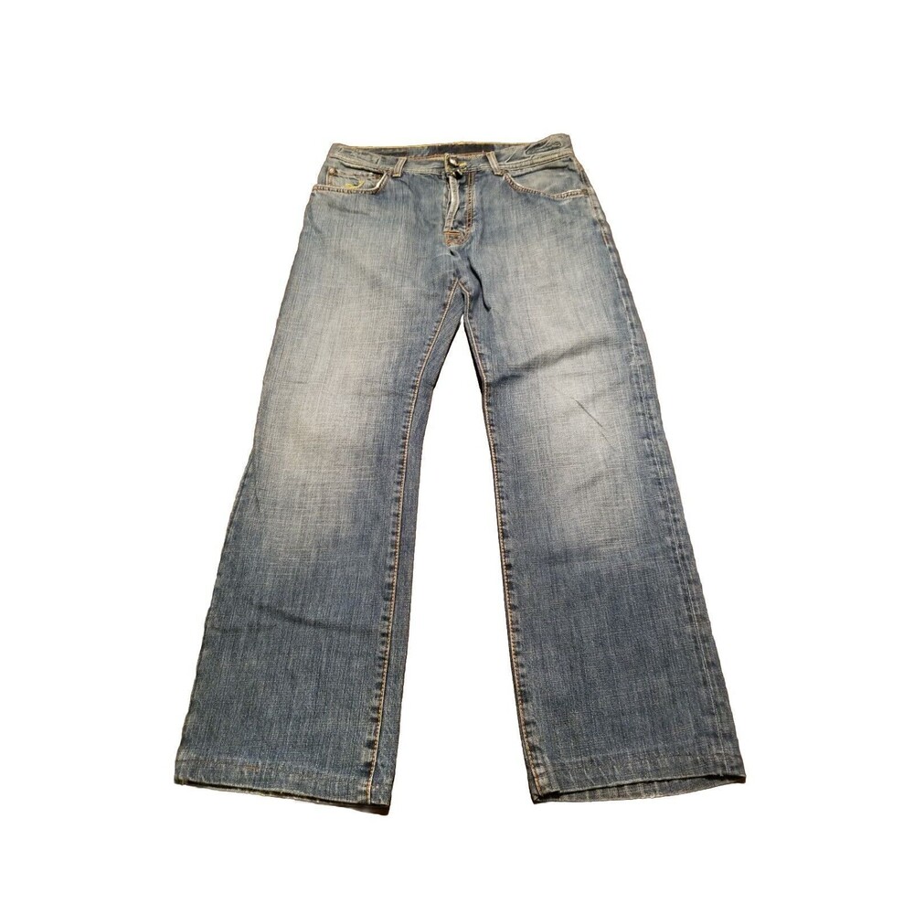 Jacob Cohen Jeans Men's Size 30 Medium Wash Denim Button Fly Straight (32×29.5)